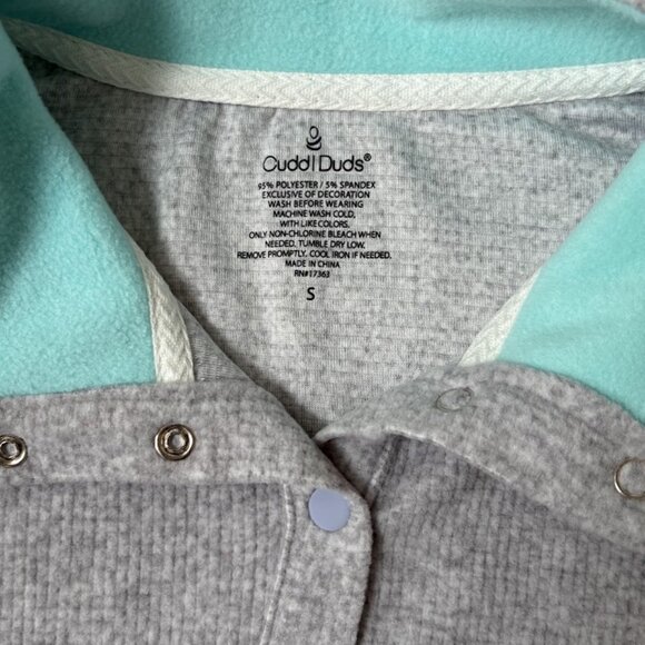 Women's Small Cuddl Duds Honeycomb Fleece Pajama Top & Pajama Pant Set NWT - Picture 7 of 10